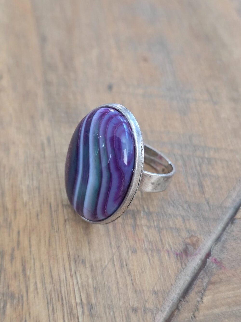 Purple Stone Statement Ring